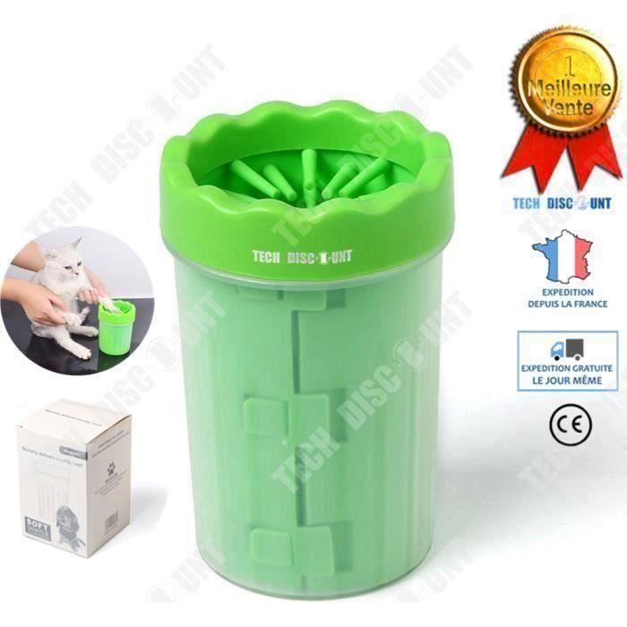 Nettoyeur de pattes pour chien de taille l xl taille grosse portable laveur brosse - TCHOUPIN - pieds chat animaux de compagnie d