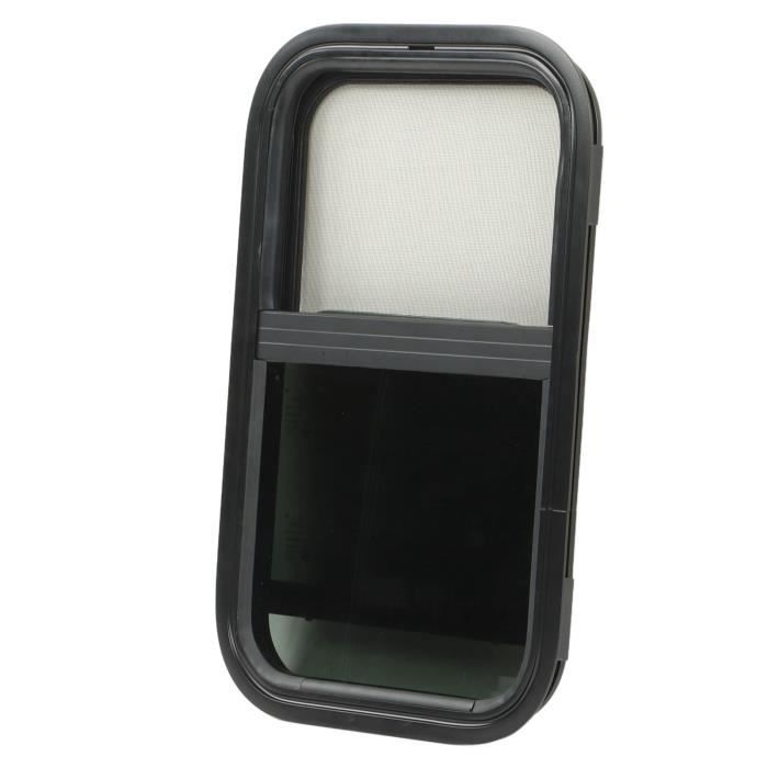 Fenêtre Camping-Car 590x390mm Anti-Casse Et Anti-Déformation Avec Cadre Aluminium - Verre Teinté Confidentialité