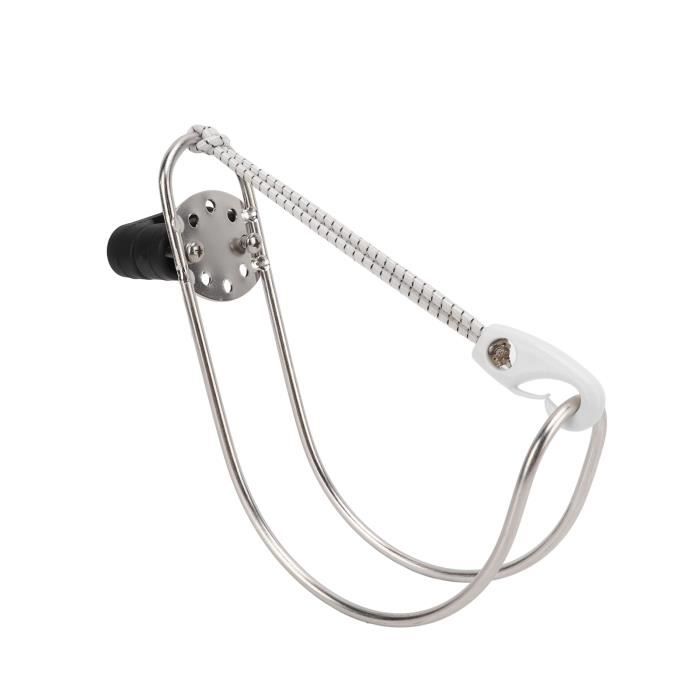 Fixation Rail 22-25mm Support Bouée Sauvetage Acier Inox - Pour Bateau Yacht Rail 22-25mm Support Anneau Bouée Bateau