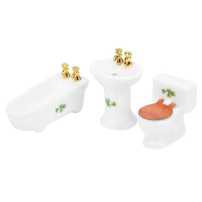 Lot De 2 Lits Miniatures 1/12 Pour Maison De Poupée - Décoration Chambre à Coucher, Doré, Métal