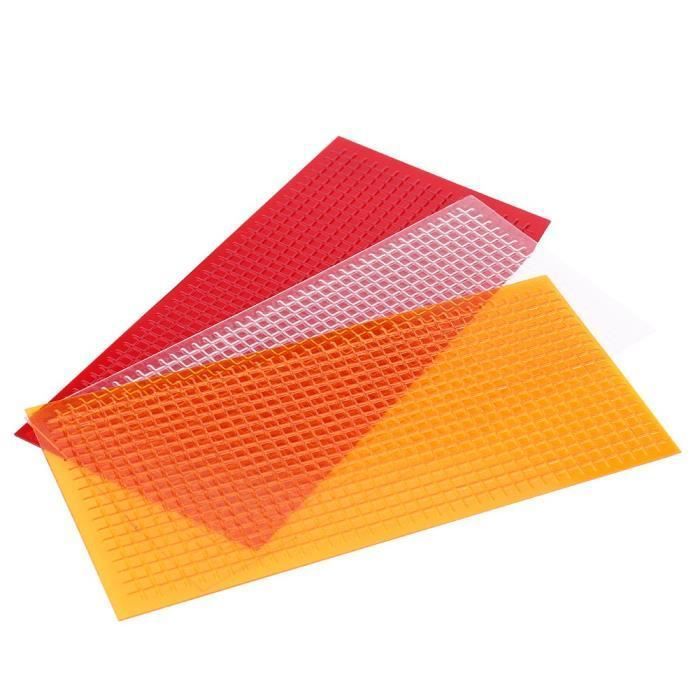 Lot De 3 Kits Réparation Phares Voiture DIY – Film Auto-Adhésif Rouge/Marron/Transparent Pour Lentilles Abîmées
