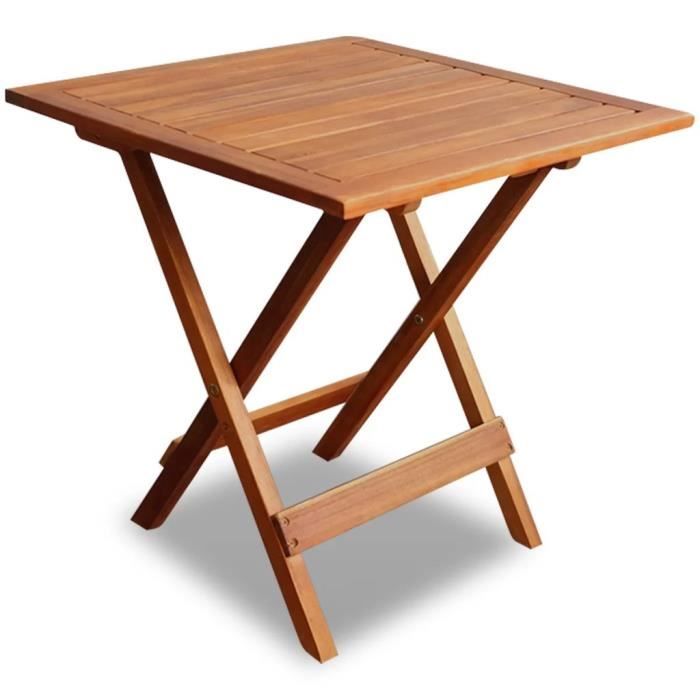 Table Basse D Exterieur Bois D Acacia Foreven Achat Vente