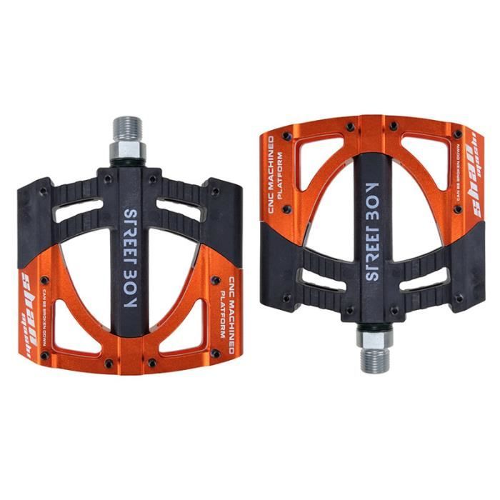Pedale plate best sale vtt orange