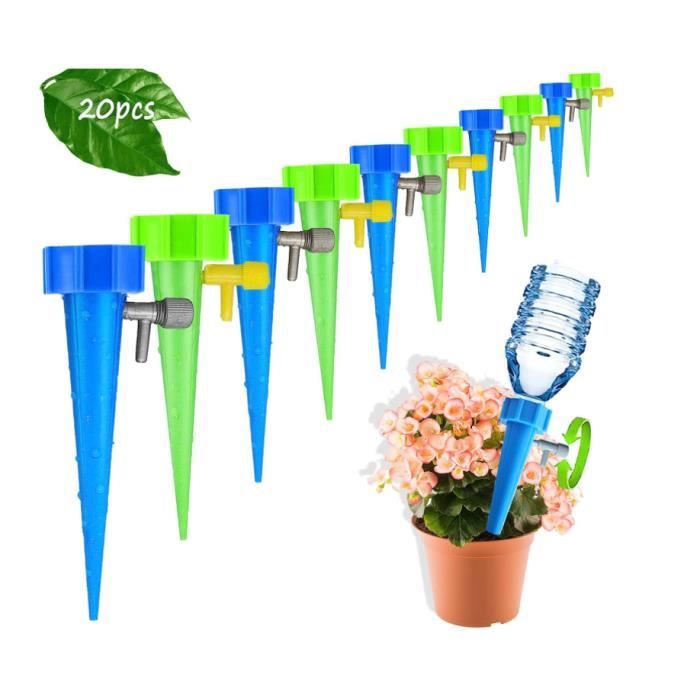 Kit D'Irrigation Goutte à Goutte 20, Arrosage Automatique Des Plantes D' Intérieur Réglable, Bouteille D'Arrosage En Pot Avec Irrigation Goutte à Goutte