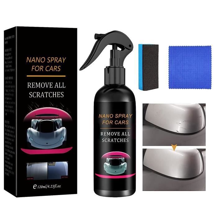 Anti-rayure Automobile Lot De 6 Chiffons Nano Sparkle - Nettoyage Et Réparation Rayures Voiture Stylo Anti Rayure Voiture