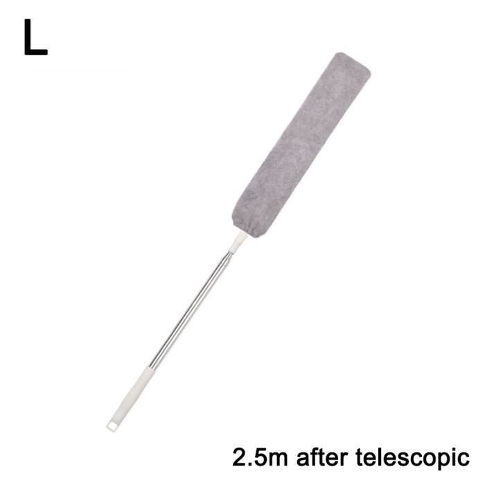 Plumeau télescopique en microcarence avec poignée extensible