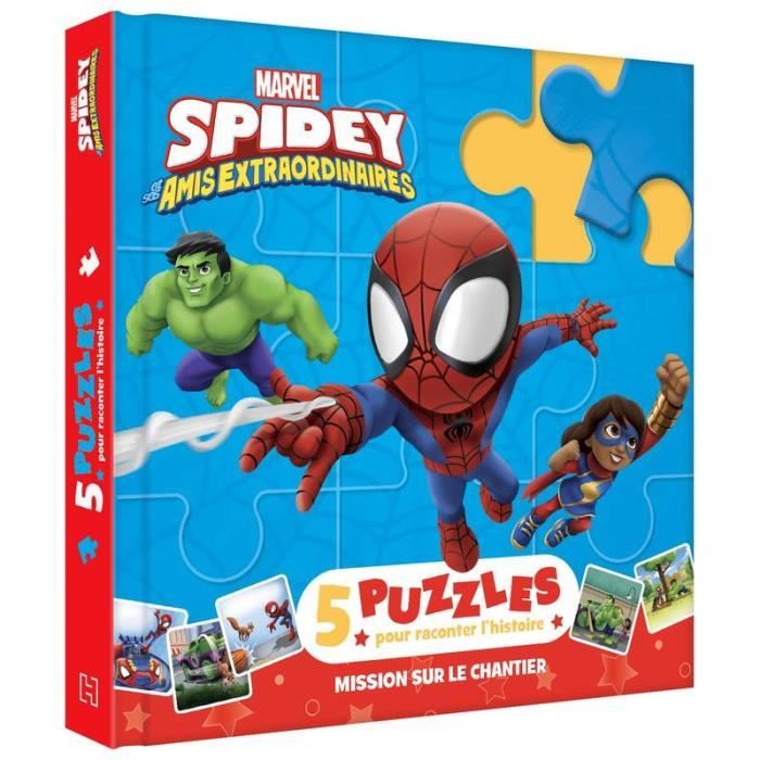 SPIDEY ET SES AMIS EXTRAORDINAIRES - Mon Petit Livre Puzzle - 5 puzzles ...