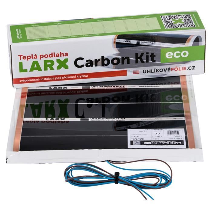 Chauffage au sol LARX Carbon Kit Eco 100 W - 2 x 0,5 m