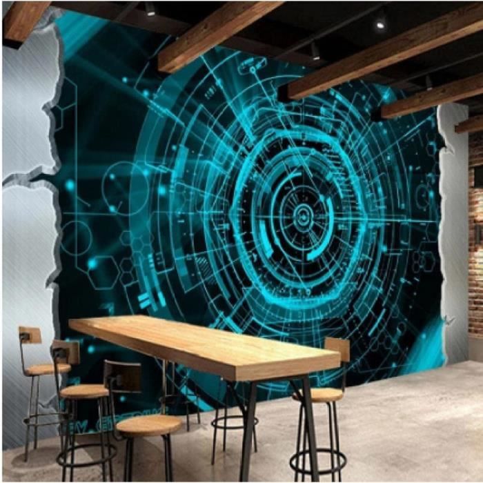 Murales de taille personnalisée, 3D Boxing Gym Beauty Guy, papier peint mural autocollant amovible grand format, motif grand photo