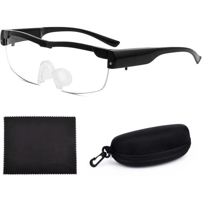 Lunettes Loupe 300 Avec Lumiere Mains Libres Filtre De Lumiere Lunette Loupe Avec 2 Led Lunettes Loupe De Lecture Avec Lumi u843 Achat Vente lunettes de lecture Neuf Cdiscount