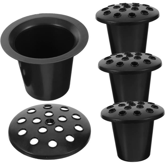 TOPBATHY Lot De 3 Cônes En Mousse Florale – Idéal Pour Arrangements Cimetière, Vases Funéraires, Bricolage, Décoration Noël Et Projets Créatifs