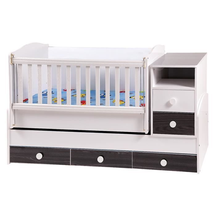 Lit Bebe Evolutif Combine 3 En 1 Emilie Noir Cdiscount Puericulture Eveil Bebe Lit Bebe Evolutif Combine 3 En 1 Emilie Noir Cdiscount Puericulture Eveil Bebe