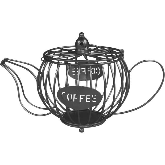 Porte-capsule de café en métal, panier de uits, boîte de rangement de