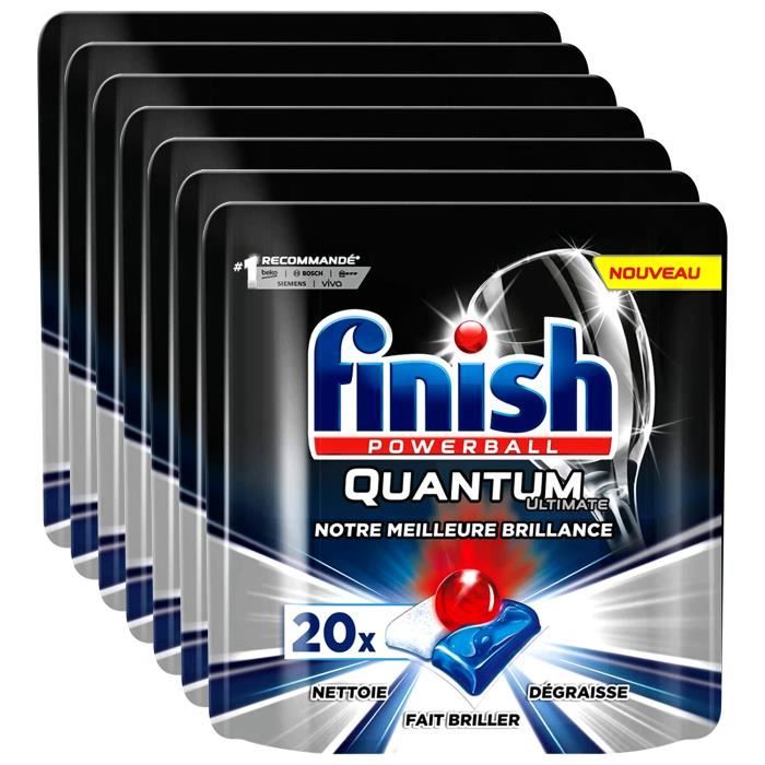 Finish Pastilles Lave-Vaisselle Powerball Quantum Ultimate - 20