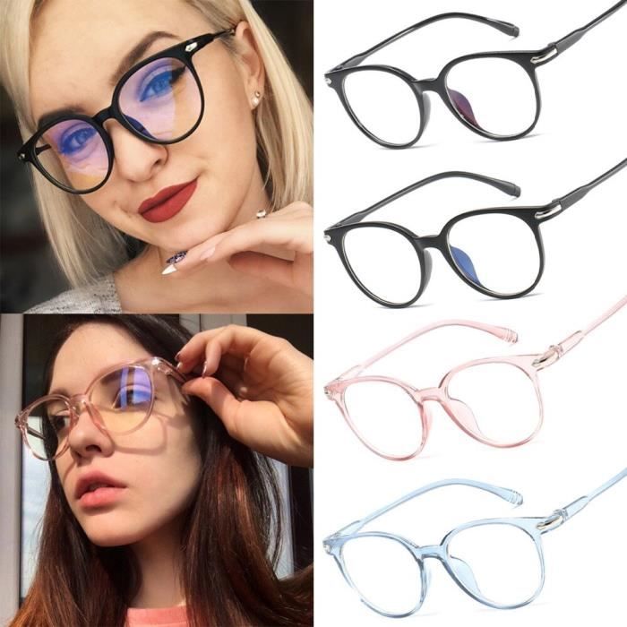 Lunettes rondes pour femmes hommes a la mode monture ronde fausses lunettes transparentes mignonnes nouvell C3 Gray THJR2324 Cdiscount Bijouterie