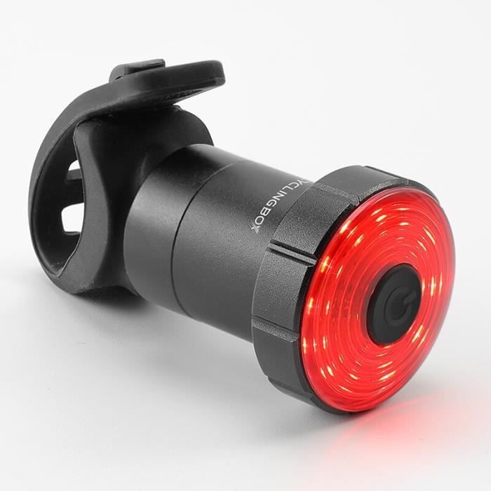 C Feu arrière vélo détection intelligent frein chargement USB avec
