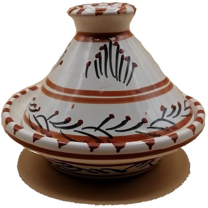 Mini Tajine ethnique porte épices sauces céramique marocaine Tunisina 1211201237 