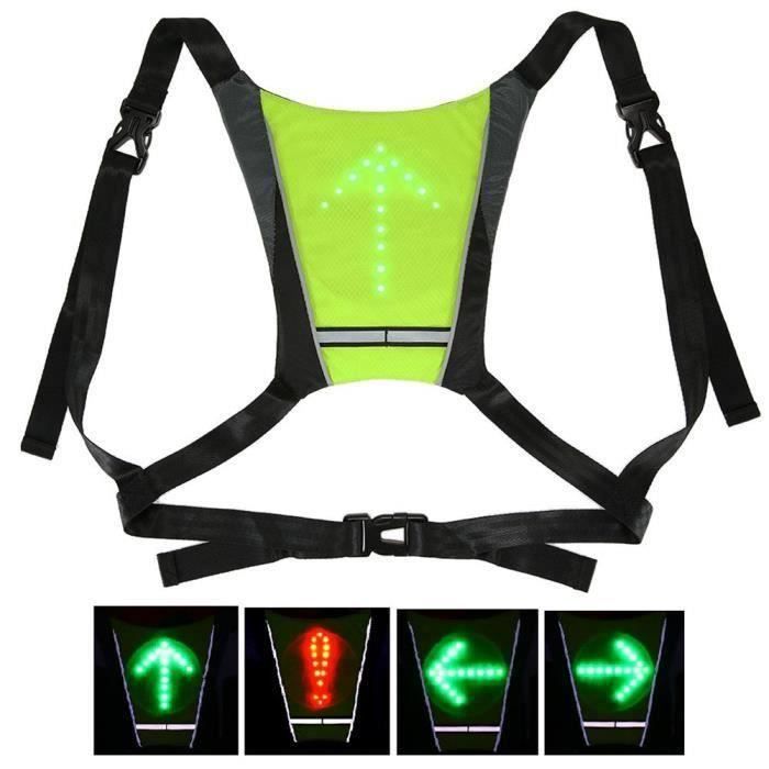 Gilet De Course Avec Sac à Dos – 7 Poches (6 Avant, 1 Arrière) – Respirant, Réfléchissant – Pour Running, Vélo, Randonnée – Homme/femme - 7