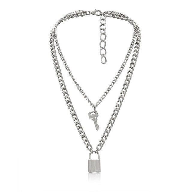 Pendentif cadenas homme clearance