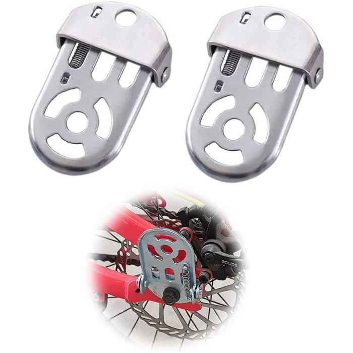 Pédale Arrière de Vélo,Repose-Pieds Pliables en Métal ,Sécurité Enfant pour Vélo Arrière Coussin,Vélo Siège Arrière Accessoires,2PCS