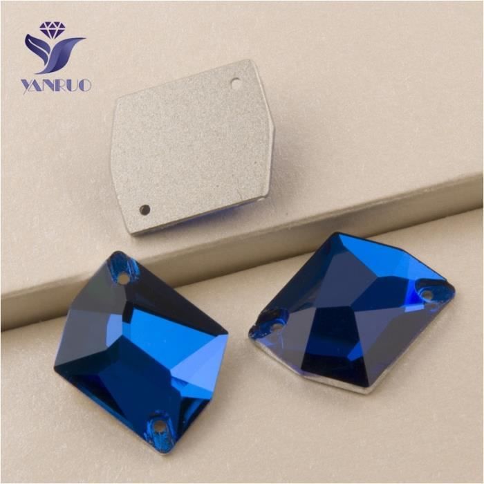 Arricraft 50 Strass Blanc à Coudre Pierres à Coudre En Verre De Formes