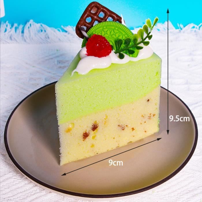 5 Faux Desserts Alimentaires IMIKEYA | Modèles Gâteaux Réalistes En PVC | Accessoires Photo Et Décoration | Lot De 5