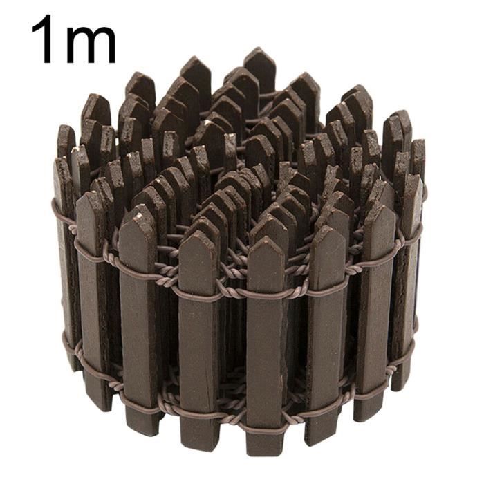 Clôture De Jardin Miniature - FDIT - 20PCS Colorée - Blanc - Pour