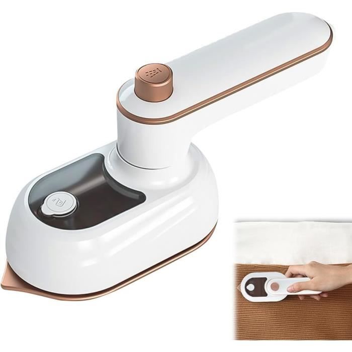 Mini Fer à Repasser De Voyage Pliable 180° Rotatif - Avec Tasse Et Coussin Isolant