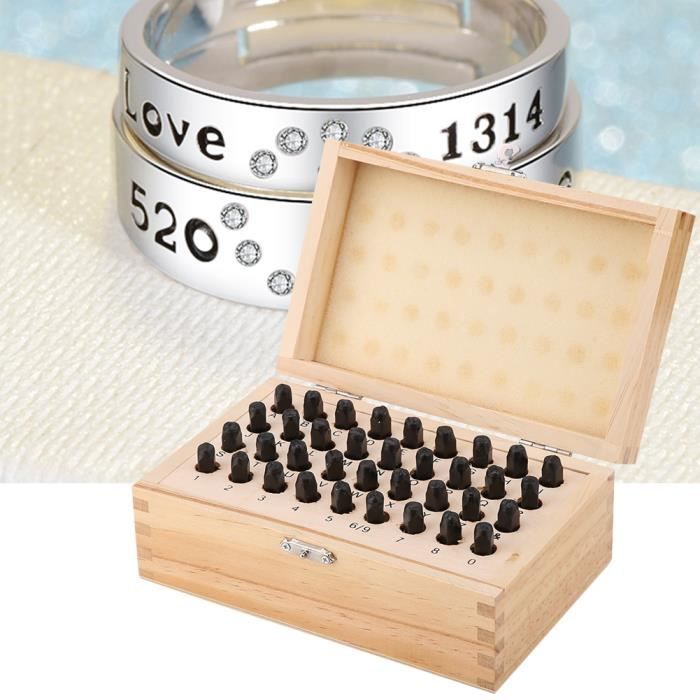 Jeu de 26 lettres à frapper - Würth Caraïbes / Outre-Mer