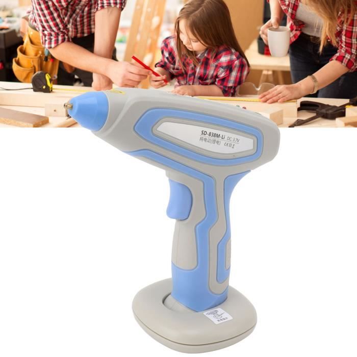 Dilwe Pistolet à colle fil USB 4000mAh 7mm - Cdiscount Bricolage