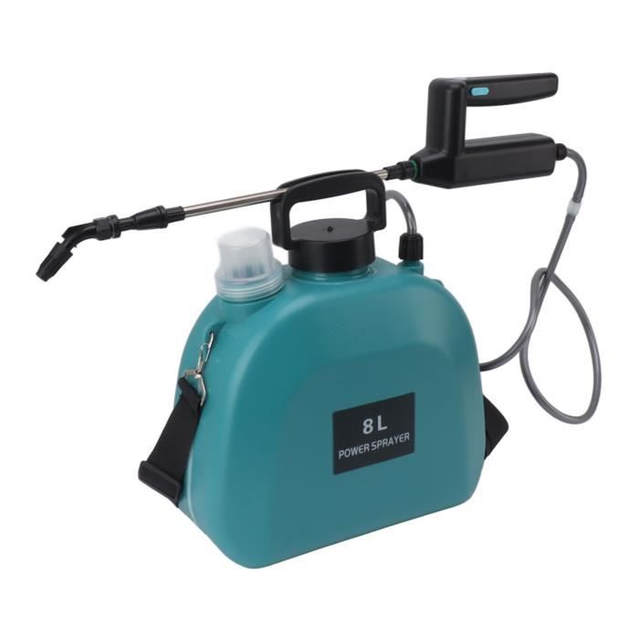 Pulvérisateur électrique 8L à Batterie - Rechargeable USB - Pour Jardin, Lavage Voiture Et Désinfection
