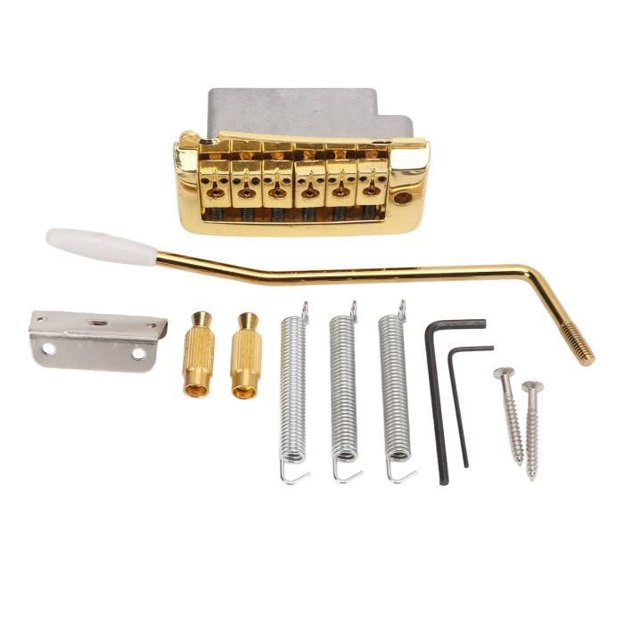 Selle De Chevalet Filetée Pour Guitare 6 Cordes - Remplacement, Acier Et Zinc, 87mm
