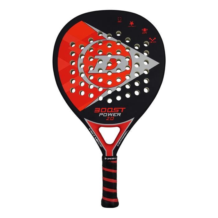 Raquette De Padel Silencieuse Athlito - Fibre De Carbone 18K, Taille Tête 100 Po², Grip 4 1/4