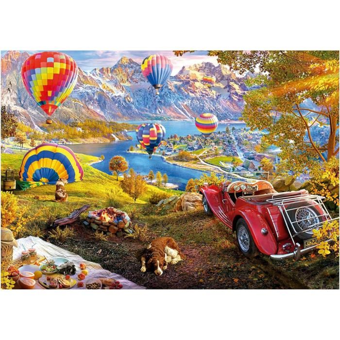 Puzzle 3000 pièces : Vallée Des Montgolfières