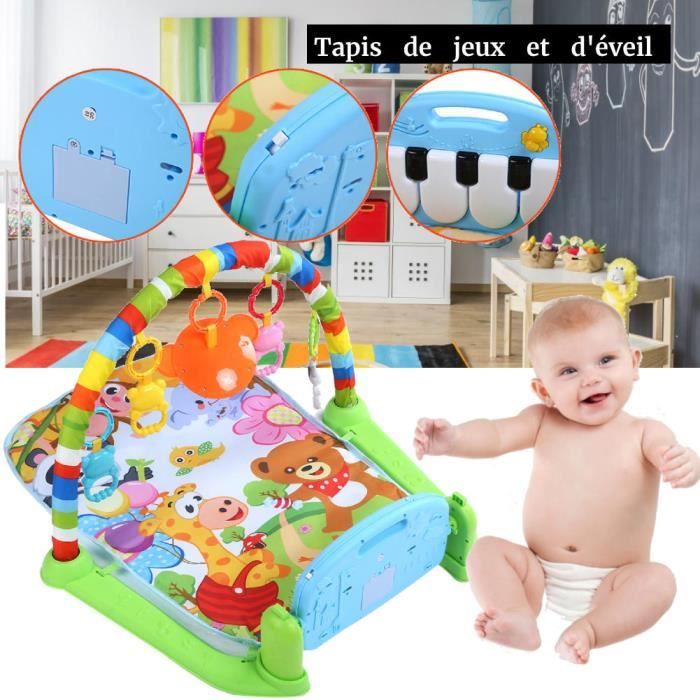 72 61 Cm Tapis D Eveil De Jeux Pour Bebe 0 18 Mois Amovibles Educatif Vag14 Cdiscount Puericulture Eveil Bebe