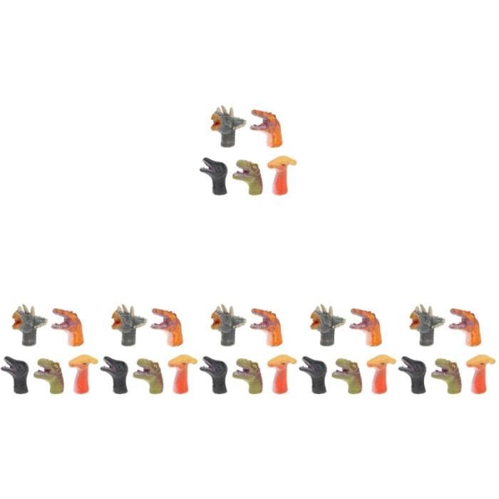 30 Pcs Doigts Marionnettes Doigts Jouets Histoires Nutriches Pour