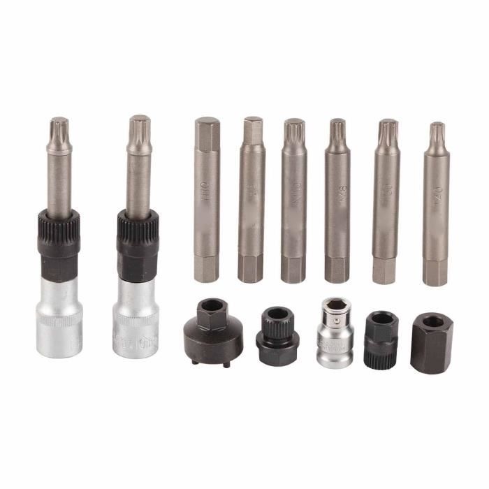 Embout De Douille Spécial Poulie D'alternateur - 33 Dents, Compatible Embout Torx T50/M10, Pour Le Démontage Et Montage Des Poulies à Roue Libre