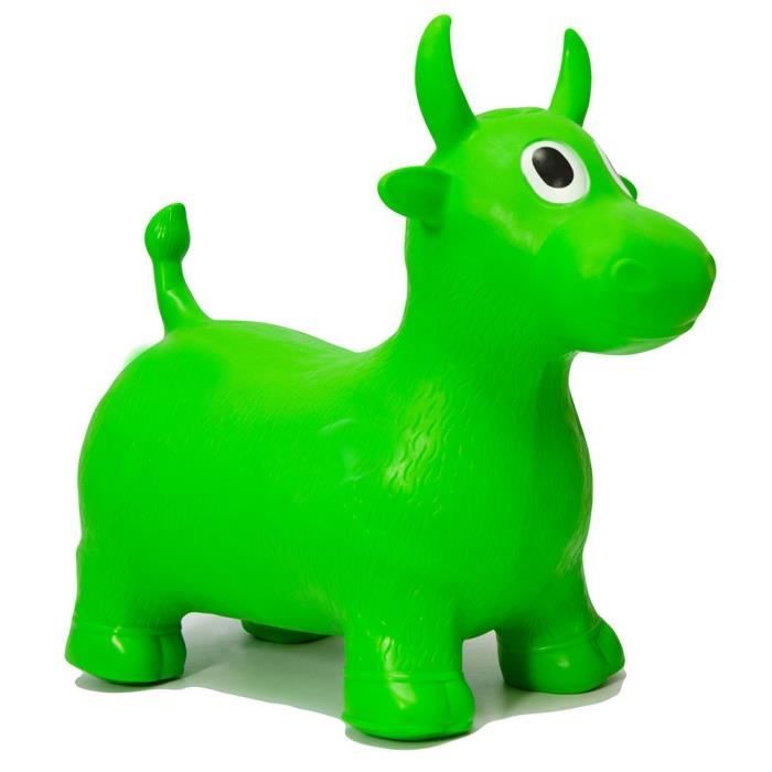 Ballon Sauteur Vache Enfant Vert Pogo Jouet Bebe Cdiscount Jeux Jouets