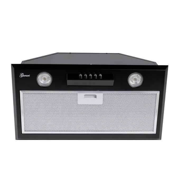 GURARI GCH B 051 52 BL+filtre à charbon Hotte aspirante