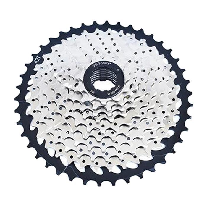 Cassette VTT 9 Vitesses 11-46T Ultra Légère - Large Rapport - 395g