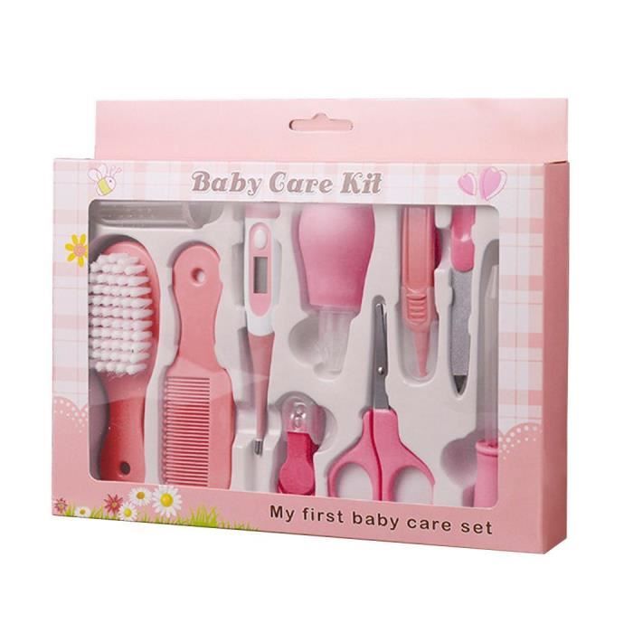 Kit Soins Bébé Lictin 26 En 1 - Coupe-ongles électrique Rechargeable USB, Gris, Neuf