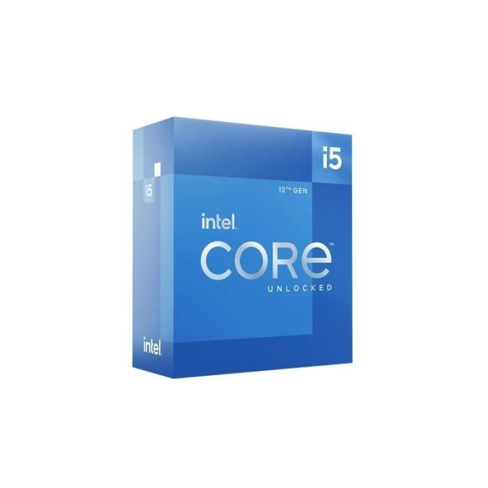 Processeur Intel i5 12600 INTEL Core i5 12 coeurs 36 GHz 8 Mo de cache
