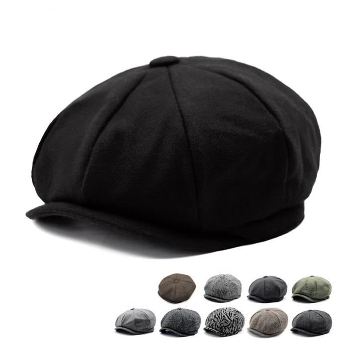 Béret Bogolan Noir Homme par eck - Chapeaux, casquettes, couvre