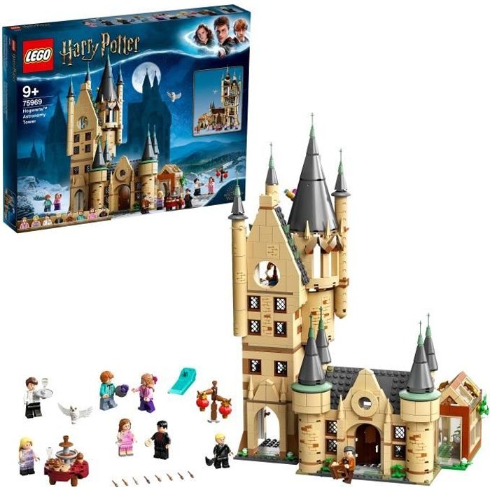 lego® harry potter 75969 la tour d'astronomie de poudlard, jouet de château, figurine ron