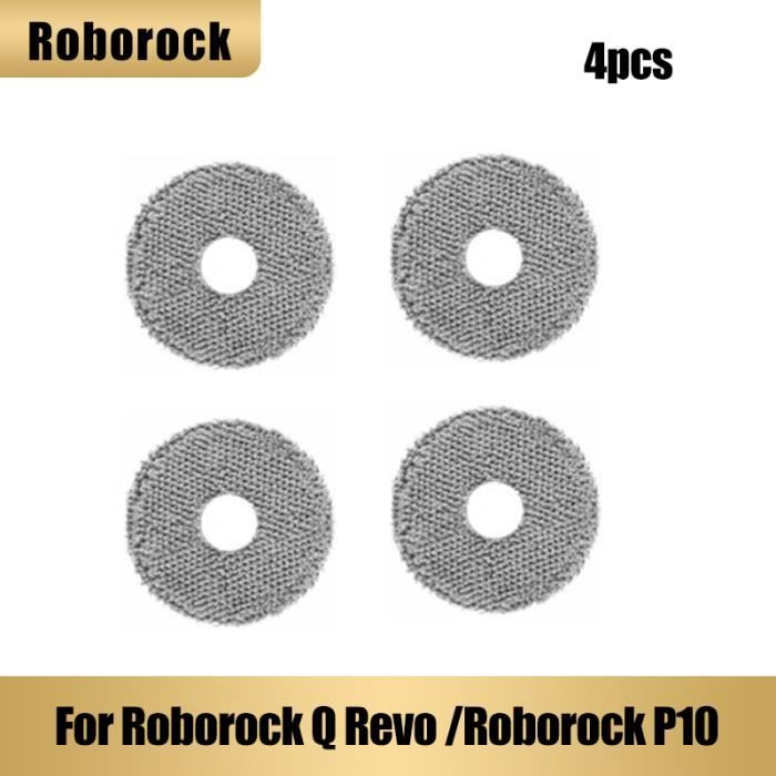 Kit Accessori Roborock Q Revo / P10 - 2 Spazzole Gomma, 4 Filtri HEPA, 6 Panni, 4 Spazzole Laterali, 6 Sacchetti