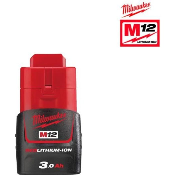 Milwaukee m12 3ah outlet