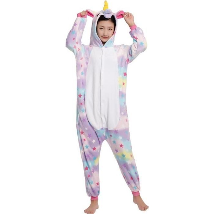 Kigurumi Pyjama Licorne Adulte toiles D guisement Pyjama Licorne
