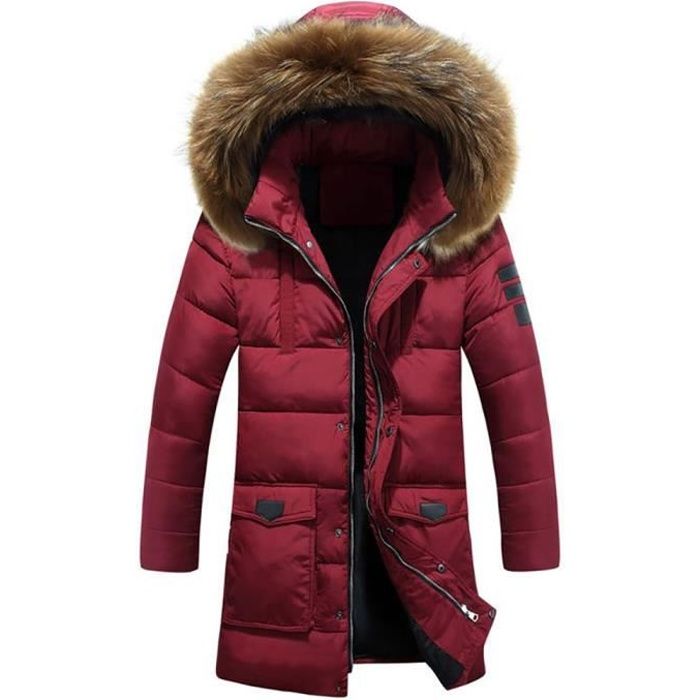 Doudoune homme longue fourrure hotsell