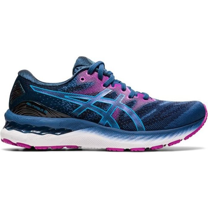 Chaussures de running femme Asics Gel-Nimbus 23 - ASICS - Bleu - Femme - Gel-Nimbus - Running - Régulier