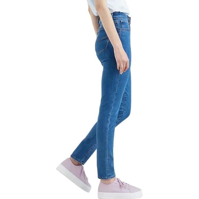 Jeans Levis 721 Bleu Pour Femme Bleu Cdiscount Pr t Porter